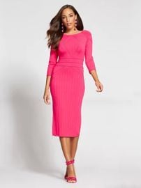 Gabrielle Union Collection Stitched Sweater Dress by New York & Company at NY&C